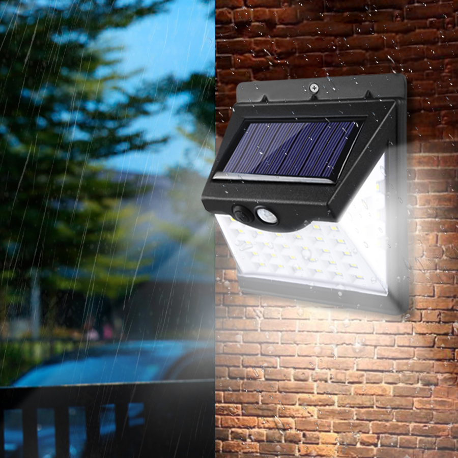 Proyector LED con energía solar y sensor de movimientos, varios tamaños y potencias