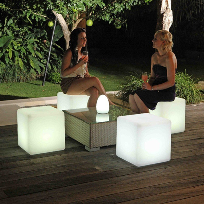Iluminación decorativa exteriores con mando a distancia color RGB