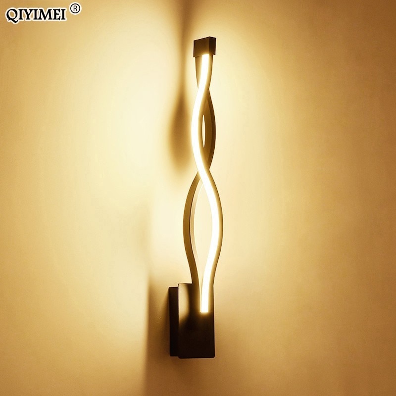 Aplique pared estilo minimalista finas lineas de luz indirecta
