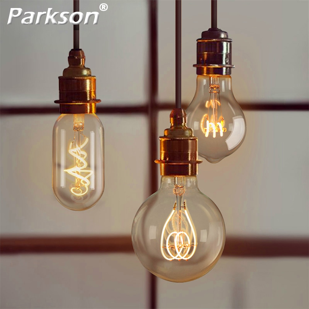 Bombilla LED retro estilo edison E27, lámpara iluminación decoración
