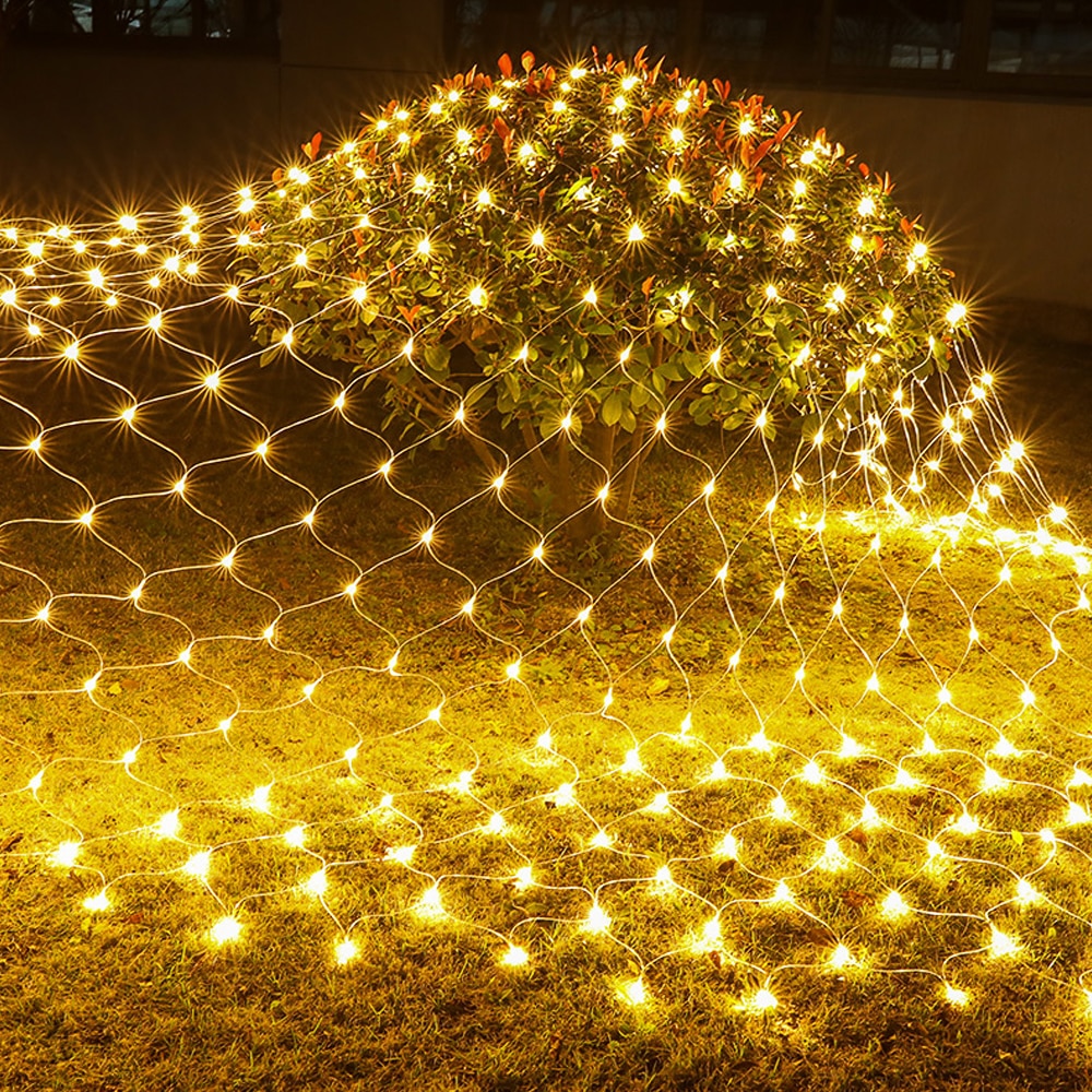 Cortina de leds decorativos para navidad guirnaldas iluminación singular, cortina de luz