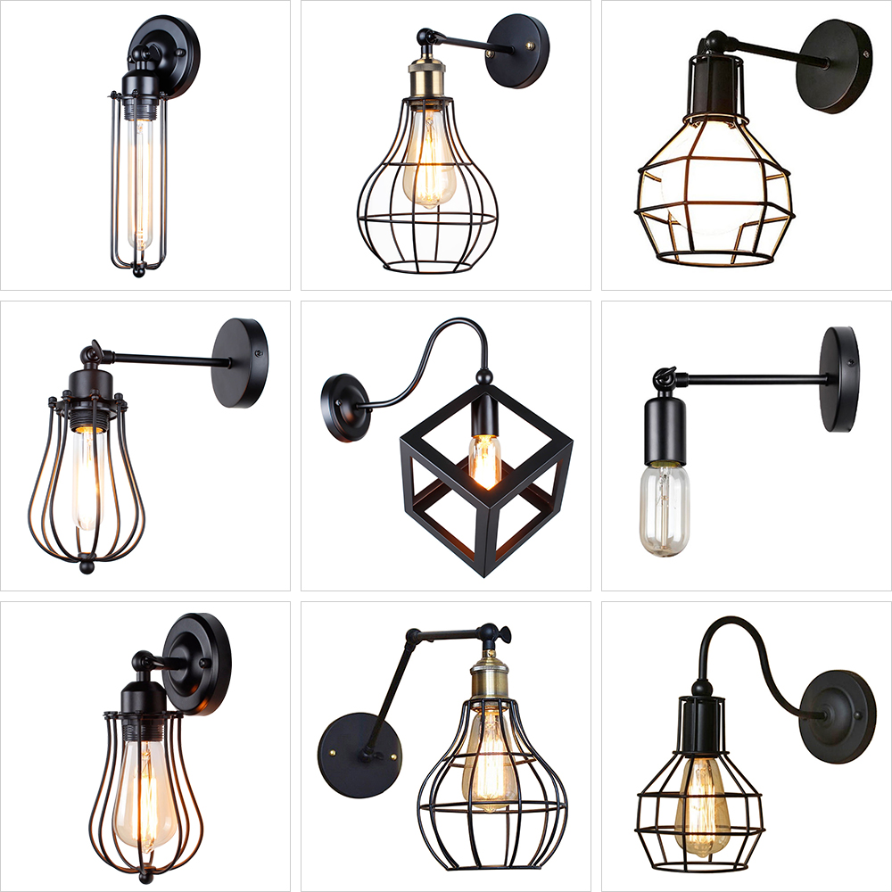 Apliques de pared estilo vingate, admiten bombillas E27desde 2W hasta 15W