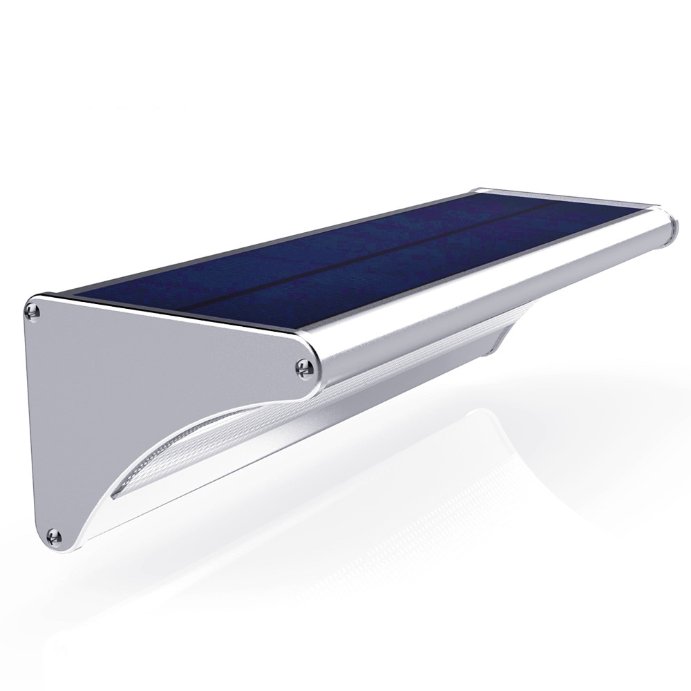 luz Solar luces solares para exterior jardin sensor de movimiento de movimiento para jardín al aire libre, lámpara de pared de aluminio con alimentación Luces Solares LED 24/48/60, resistente al agua,focos solares