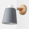 Aplique pared de madera estilo nórdico, casquillo E27 - Imagen 11