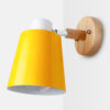 Aplique pared de madera estilo nórdico, casquillo E27 - Imagen 10