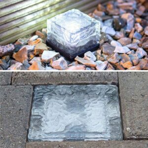 Lámpara suelo diseño cubo de hielo LED 5W 4 Lámpara suelo diseño cubo de hielo LED 5W