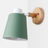Aplique pared de madera estilo nórdico, casquillo E27 - Imagen 9