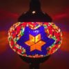Lámpara echa a mano con mosaicos de cristal colores estilo árabe marroquí, portalámparas E27. - Imagen 24