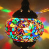 Lámpara echa a mano con mosaicos de cristal colores estilo árabe marroquí, portalámparas E27. - Imagen 29