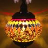 Lámpara echa a mano con mosaicos de cristal colores estilo árabe marroquí, portalámparas E27. - Imagen 27