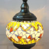 Lámpara echa a mano con mosaicos de cristal colores estilo árabe marroquí, portalámparas E27. - Imagen 10