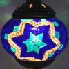 Lámpara echa a mano con mosaicos de cristal colores estilo árabe marroquí, portalámparas E27. - Imagen 7