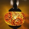 Lámpara echa a mano con mosaicos de cristal colores estilo árabe marroquí, portalámparas E27. - Imagen 15
