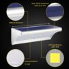 luz Solar luces solares para exterior jardin sensor de movimiento de movimiento para jardín al aire libre, lámpara de pared de aluminio con alimentación Luces Solares LED 24/48/60, resistente al agua,focos solares - Imagen 3